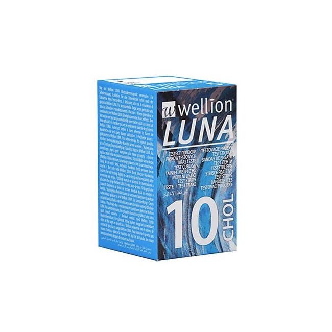 WELLION LUNA CHOLES STRIPS10PZ