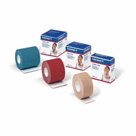 Benda Adesiva Leukotape K Per Taping Fisioterapico Larghezza 2,5 Cm Lunghezza 5 M Colore Blu In Rotolo