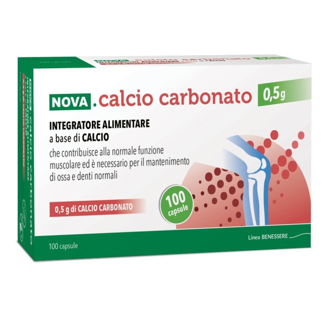 NOVA CALCIO CARBON 0,5G 100CPS NOVA CALCIO CARBON 0,5G 100CPS