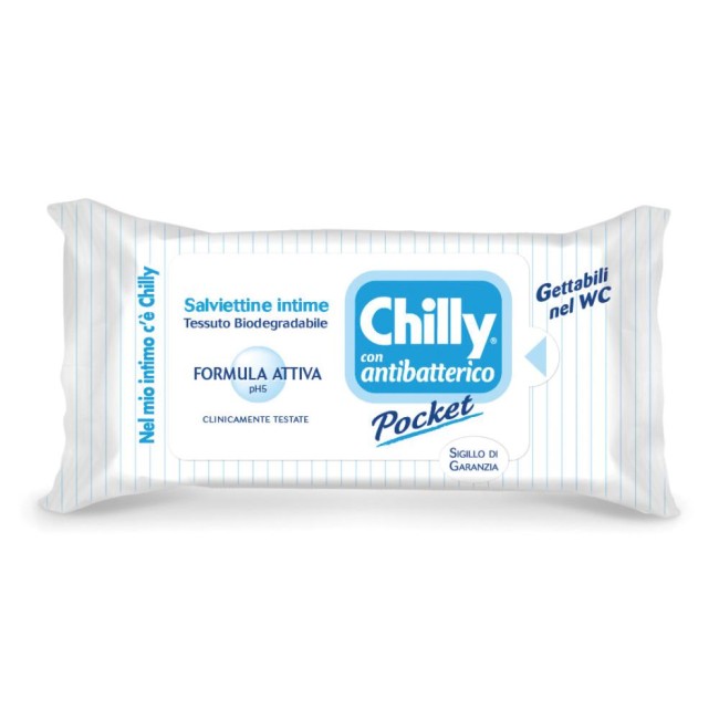 Chilly Salviette Intime Antibatteriche 12 Pezzi