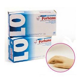 FORHANS GUANTI LATT S 100PZ