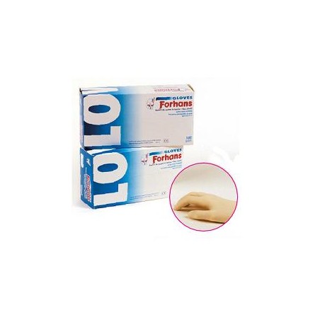 FORHANS GUANTI LATT S 100PZ