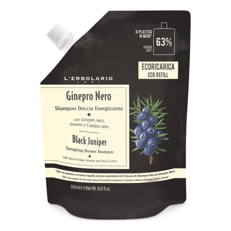 Ginepro Nero Bagnoschiuma Ecoricarica 500 Ml