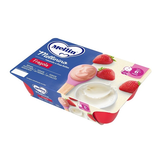 MELLININO MERENDA FRAGOLA6X55G