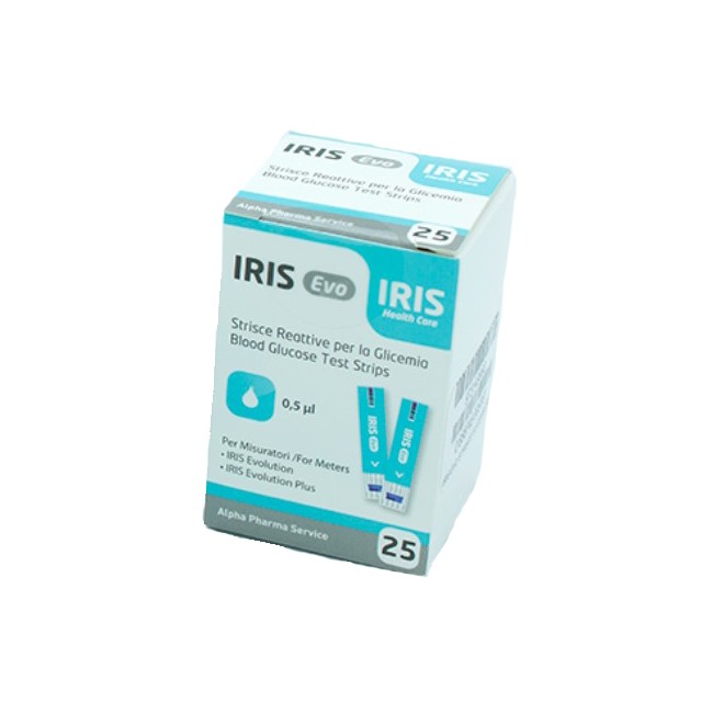 IRIS EVO STRISCE GLICEMIA 25PZ