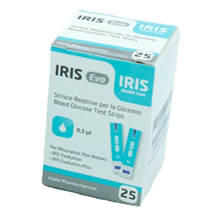 IRIS EVO STRISCE GLICEMIA 25PZ