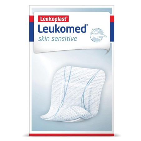 Medicazione In Tnt Adesivo Leukomed Skin Sensitive Sterile 5x7,2 Cm 5 Pezzi
