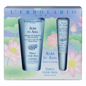Alba In Asia Kit Mani Da Favola Crema Mani 50 Ml + Olio Cuticole 7,5 Ml