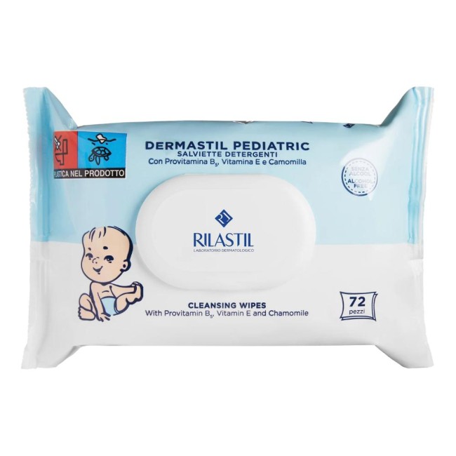 Rilastil Dermastil Salviette Detergenti Ng 72 Pezzi