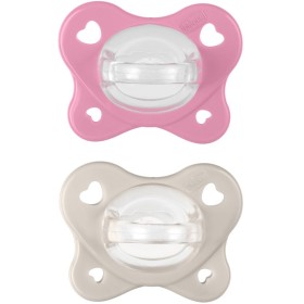 Chicco Dual Soft Succhietto Rosa 6-16 Mesi 2 Pezzi