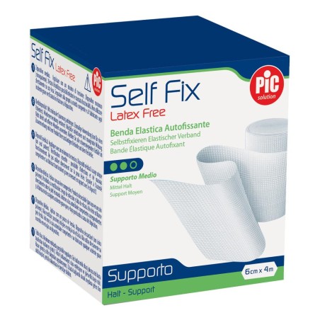 Benda Elastica Pic Selffix Senza Lattice M 4x8 Cm