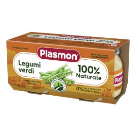 Plasmon Omogeneizzato Legumi Verdi 2 X 80 G