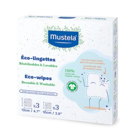 Mustela Salviette Lavabili Riutilizzabili 6 Pezzi