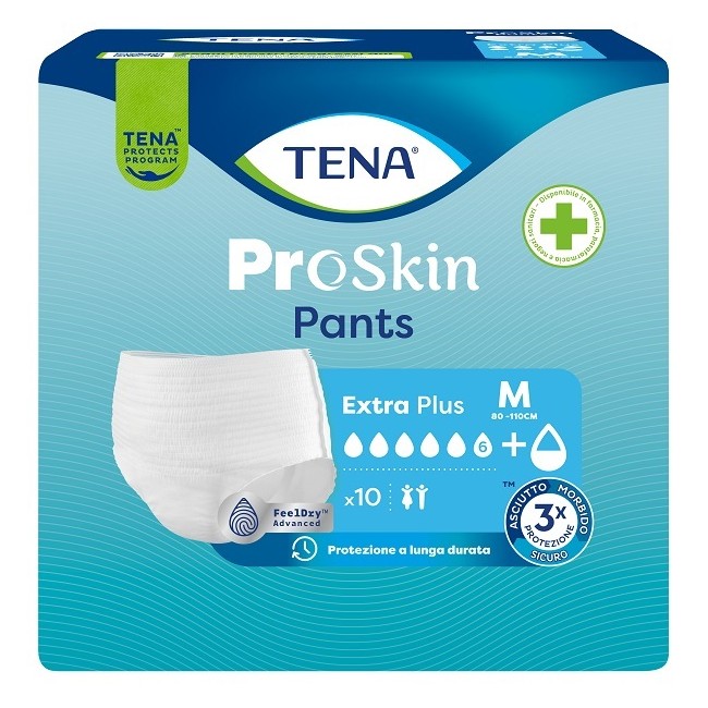 TENA PANTS EXTRA PLUS M 10PZ