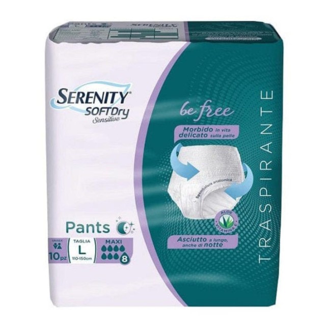 Serenity Pants Sd Sensitive Be Free Maxi L 10 Pezzi