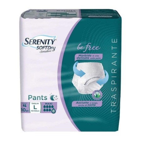 Serenity Pants Sd Sensitive Be Free Maxi L 10 Pezzi