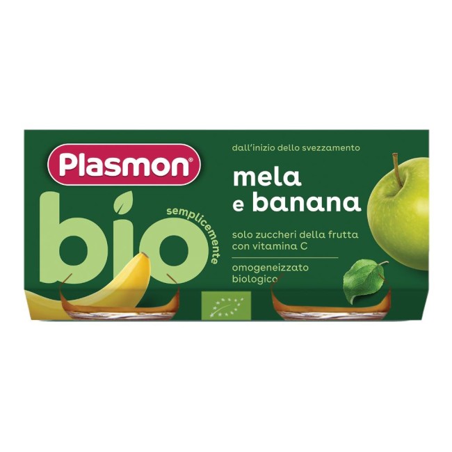 PLASMON OMOG BANANA MELA BIO2P