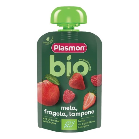 PLASMON MELA FR LA BIO POUCHES