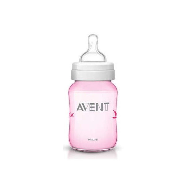 AVENT BIBERON DEC ROSA 260ML