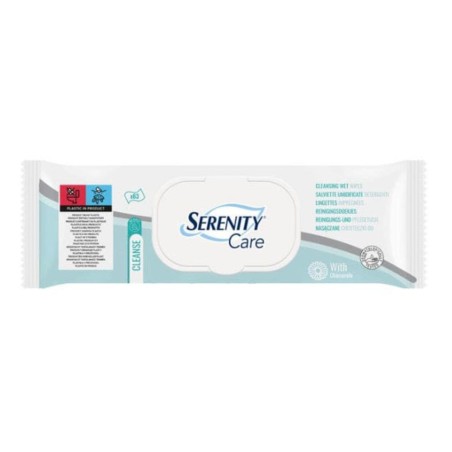 Serenity Care Salviette Umidificate Detergenti 63 Pezzi