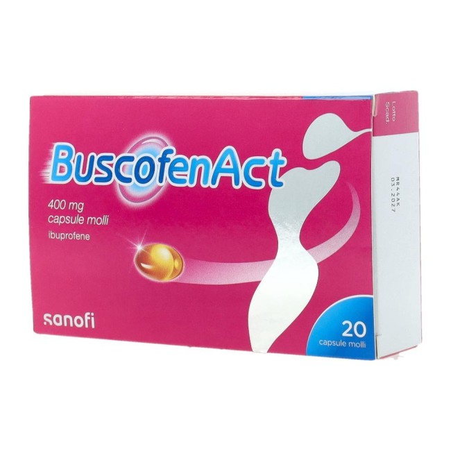 BUSCOFENACT*20CPS MOLLI 400MG