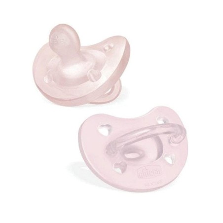 Chicco Gommotto Silicone Rosa 2-6 Mesi 2 Pezzi