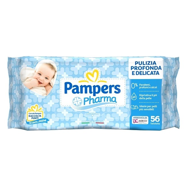PAMPERS PHARMA SALVIETTE 56PZ