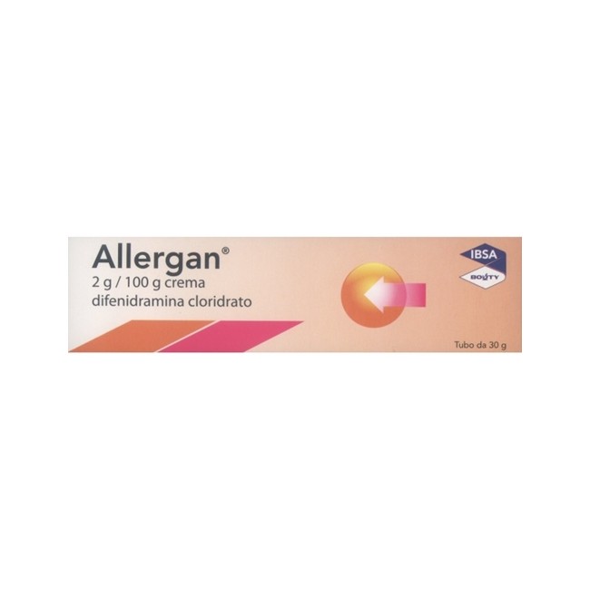 Ibsa Farmaceutici Allergan 2g /100g Crema Difenidramina Cloridrato Ibsa Farmaceutici Allergan 2g /100g Crema Difenidramina Cloridrato