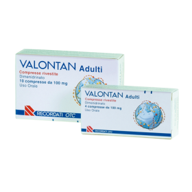 Recordati Valontan Adulti 100 Mg Compresse Rivestite Dimenidrinato