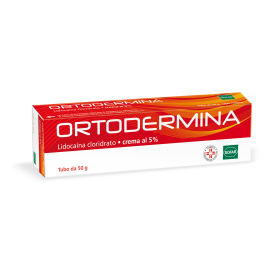 Alfasigma Ortodermina Crema Al 5%  Lidocaina Cloridrato