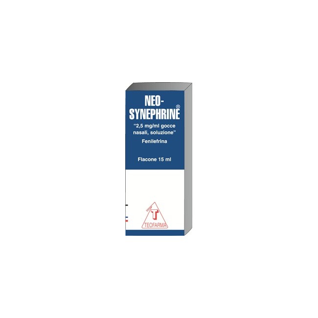 Teofarma Neo-synephrine 2,5 Mg/ml Gocce Nasali, Soluzionefenilefrina Cloridrato Teofarma Neo-synephrine 2,5 Mg/ml Gocce Nasali, Soluzionefenilefrina Cloridrato