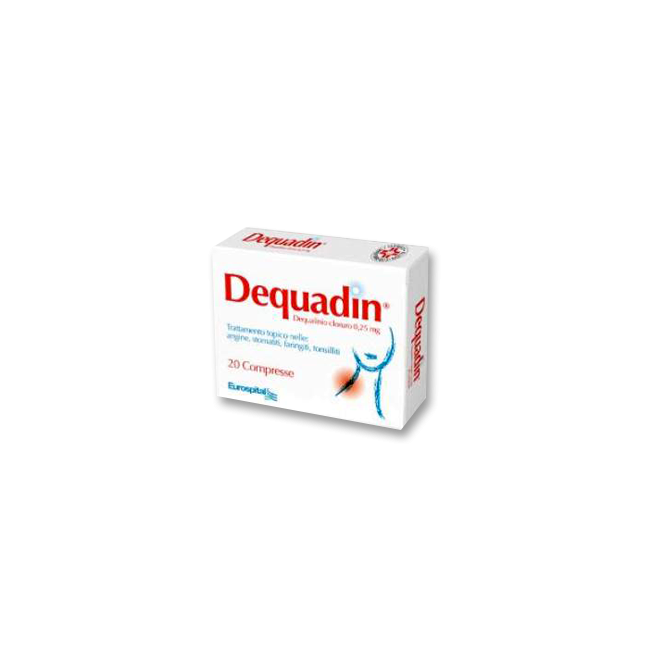 Eurospital Dequadin 0,25 Mg Compresse Dequalinio Cloruro Eurospital Dequadin 0,25 Mg Compresse Dequalinio Cloruro