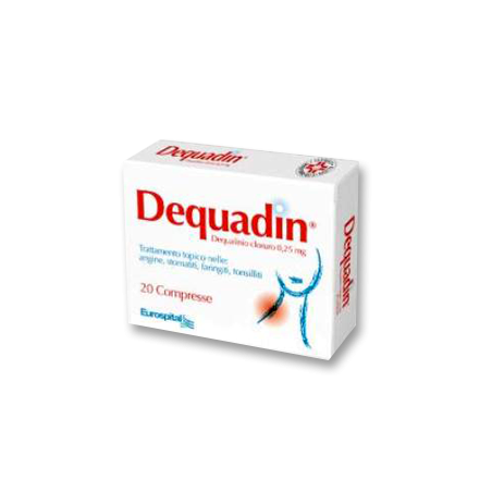 Eurospital Dequadin 0,25 Mg Compresse Dequalinio Cloruro Eurospital Dequadin 0,25 Mg Compresse Dequalinio Cloruro