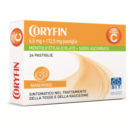 Sit Laboratorio Farmaceutico Coryfin 6,5 Mg + 112,5 Mg Pastiglie Mentolo Etilglicolato + Sodio Ascorbato