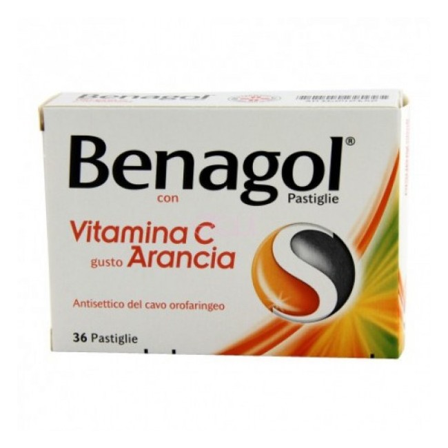 Reckitt Benckiser Benagol 1,2 Mg + 0,6 Mg + 74,9 Mg + 33,5 Mg Pastiglie Con Vitamina C Gusto Arancia 2,4-diclorobenzil Alcool + Reckitt Benckiser Benagol 1,2 Mg + 0,6 Mg + 74,9 Mg + 33,5 Mg Pastiglie Con Vitamina C Gusto Arancia 2,4-diclorobenzil Alcool +