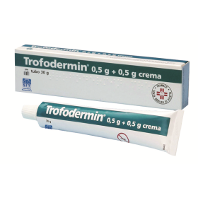 Sit Laboratorio Farmaceutico Trofodermin 500 Mg/100 G + 500 Mg/100 G Crema Clostebol Acetato + Neomicina Solfato