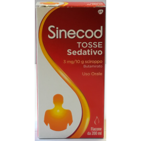 Haleon Sinecod Tosse Sedativo 2 Mg/ml Gocce Orali, Soluzione Sinecod Tosse Sedativo 3 Mg/10 G Sciroppo Sinecod Tosse Sedativo 5