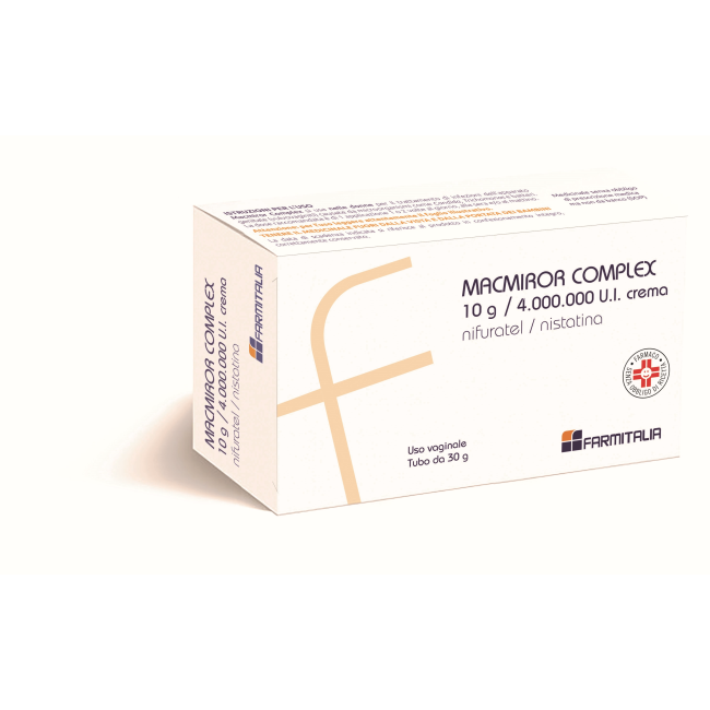 Farmitalia Macmiror Complex 10 G/4.000.000 U.i. Crema Vaginale Nifuratel E Nistatina