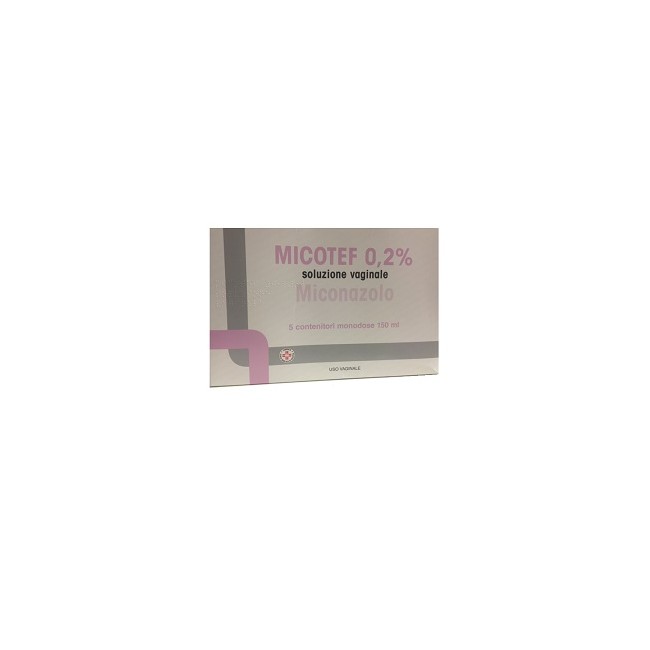 Teofarma Micotef 0,2% Soluzione Vaginale Miconazolo Teofarma Micotef 0,2% Soluzione Vaginale Miconazolo
