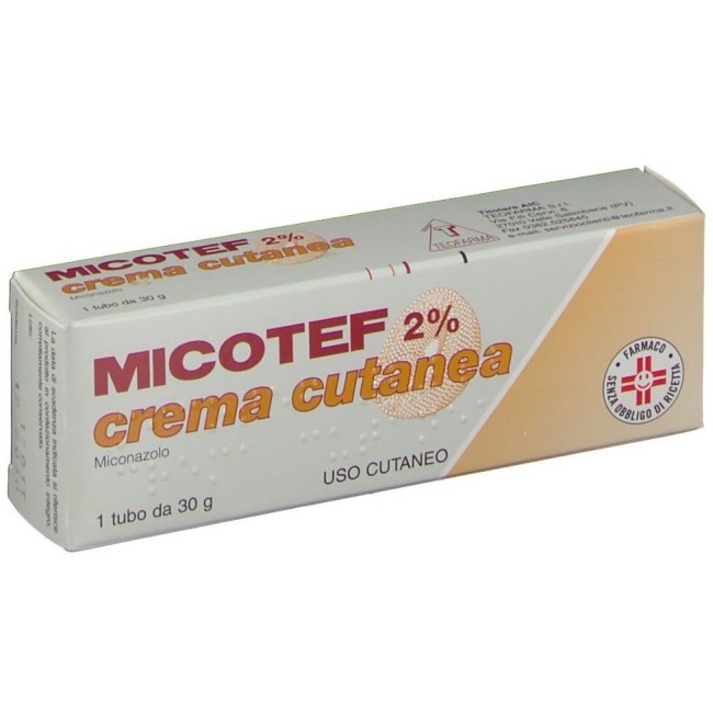 Teofarma Micotef 2 % Crema Cutanea Miconazolo Teofarma Micotef 2 % Crema Cutanea Miconazolo