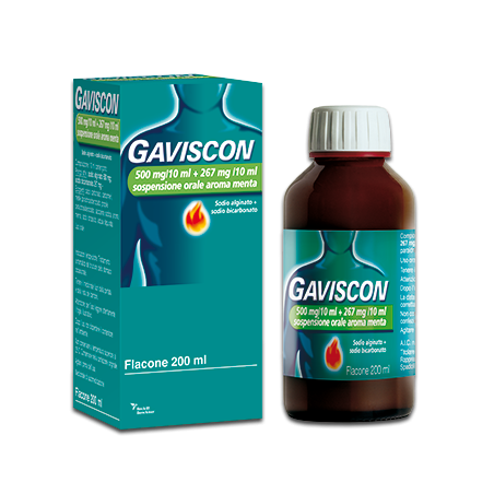Reckitt Benckiser Gaviscon 500 Mg/10 Ml + 267 Mg/10 Ml Sospensione Orale Gaviscon 500 Mg/10 Ml + 267 Mg/10 Ml Sospensione Orale Reckitt Benckiser Gaviscon 500 Mg/10 Ml + 267 Mg/10 Ml Sospensione Orale Gaviscon 500 Mg/10 Ml + 267 Mg/10 Ml Sospensione Orale