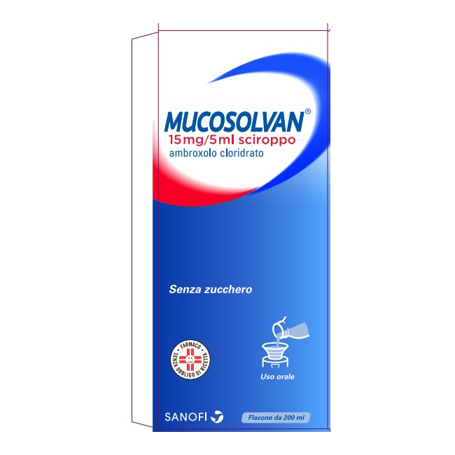 Opella Healthcare Mucosolvan 15 Mg/5 Ml Sciroppo Gusto Frutti Di Bosco Ambroxolo Opella Healthcare Mucosolvan 15 Mg/5 Ml Sciroppo Gusto Frutti Di Bosco Ambroxolo