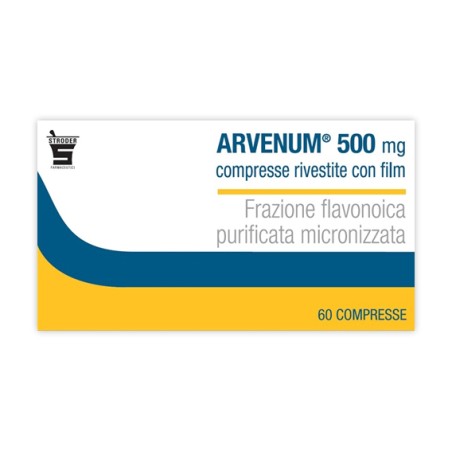 Stroder Arvenum 500 Mg Compresse Rivestite Con Film Frazione Flavonoica Purificata Micronizzata Stroder Arvenum 500 Mg Compresse Rivestite Con Film Frazione Flavonoica Purificata Micronizzata