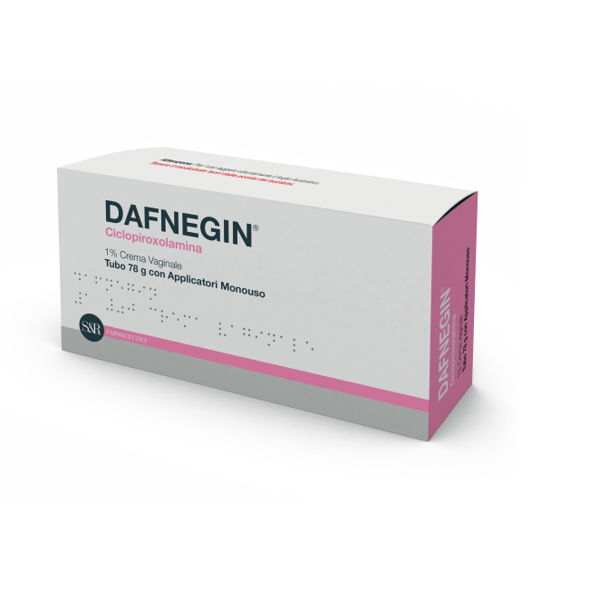S&r Farmaceutici Dafnegin 1% Crema Vaginale Dafnegin 100 Mg Ovuli Vaginali Ciclopiroxolamina S&r Farmaceutici Dafnegin 1% Crema Vaginale Dafnegin 100 Mg Ovuli Vaginali Ciclopiroxolamina
