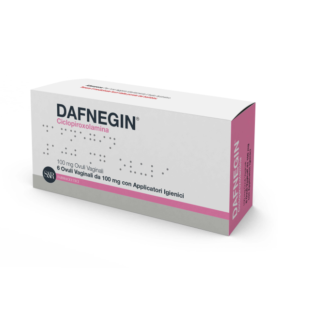 S&r Farmaceutici Dafnegin 1% Crema Vaginale Dafnegin 100 Mg Ovuli Vaginali Ciclopiroxolamina S&r Farmaceutici Dafnegin 1% Crema Vaginale Dafnegin 100 Mg Ovuli Vaginali Ciclopiroxolamina