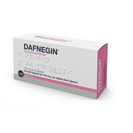 S&r Farmaceutici Dafnegin 1% Crema Vaginale Dafnegin 100 Mg Ovuli Vaginali Ciclopiroxolamina S&r Farmaceutici Dafnegin 1% Crema Vaginale Dafnegin 100 Mg Ovuli Vaginali Ciclopiroxolamina