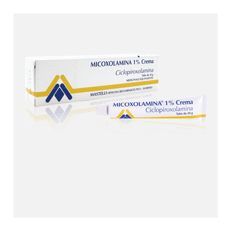Mastelli Micoxolamina 1% Crema Micoxolamina1% Emulsione Cutanea Micoxolamina1% Soluzione Cutanea Ciclopiroxolamina Mastelli Micoxolamina 1% Crema Micoxolamina1% Emulsione Cutanea Micoxolamina1% Soluzione Cutanea Ciclopiroxolamina