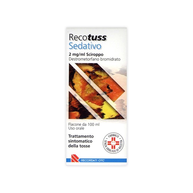 Recordati Recotuss Sedativo 2 Mg/ml Sciroppo Destrometorfano Bromidrato Recordati Recotuss Sedativo 2 Mg/ml Sciroppo Destrometorfano Bromidrato