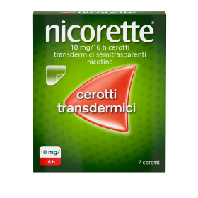 Nicorette 10 Mg/16 H Cerotti Transdermici Semitrasparenti Nicorette 15 Mg/16 H Cerotti Transdermici Semitrasparenti Nicotina