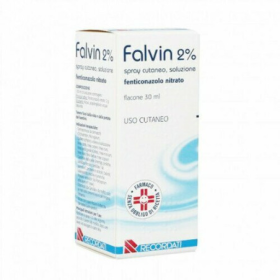 Recordati Falvin 20 Mg/g Crema Falvin 20 Mg/ml Spray Cutaneo, Soluzione Fenticonazolo Nitrato